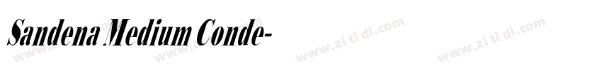 Sandena Medium Conde字体转换 Sandena Medium Conde字体转换